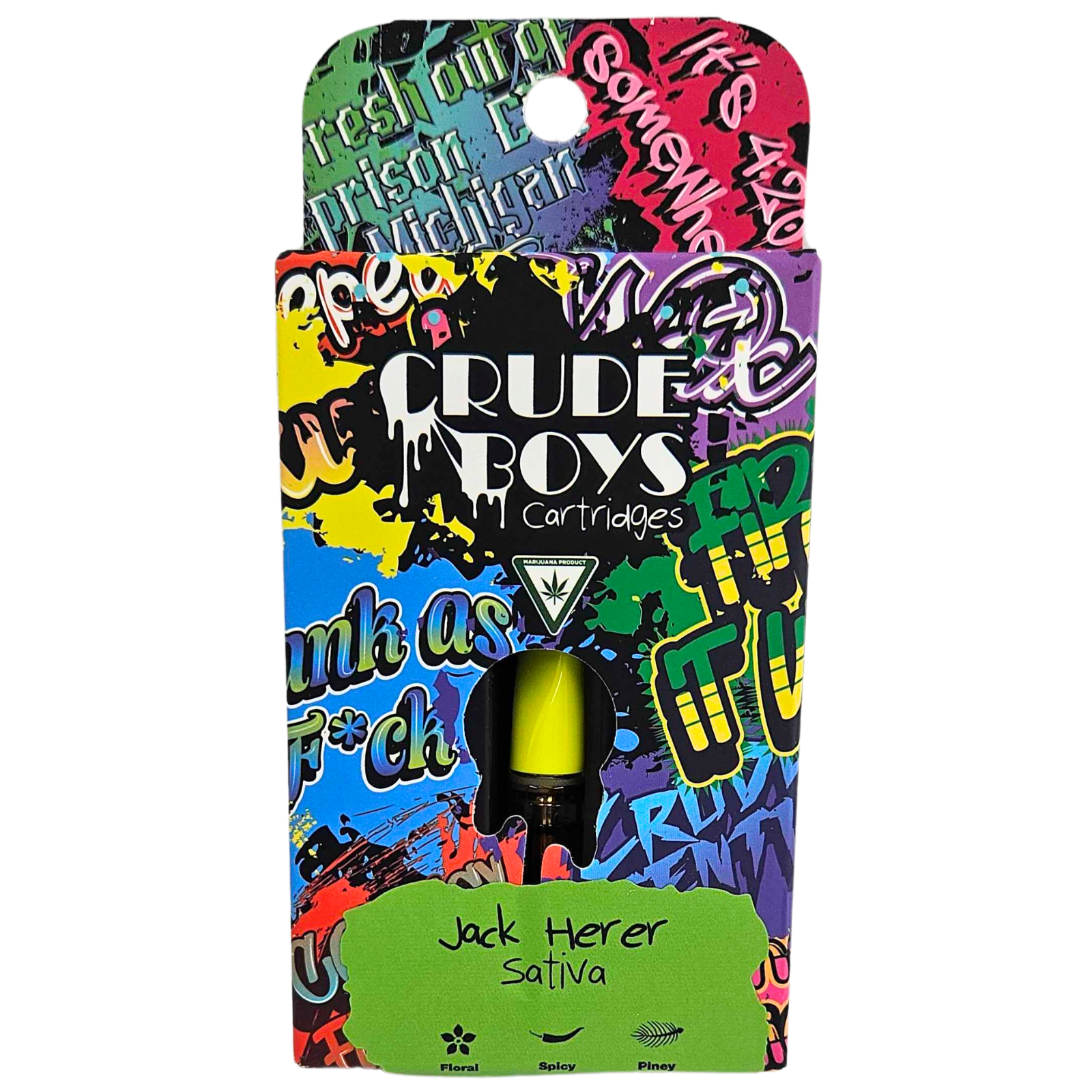 CRUDE BOYS | Vape Cartridge |  Jack Herer