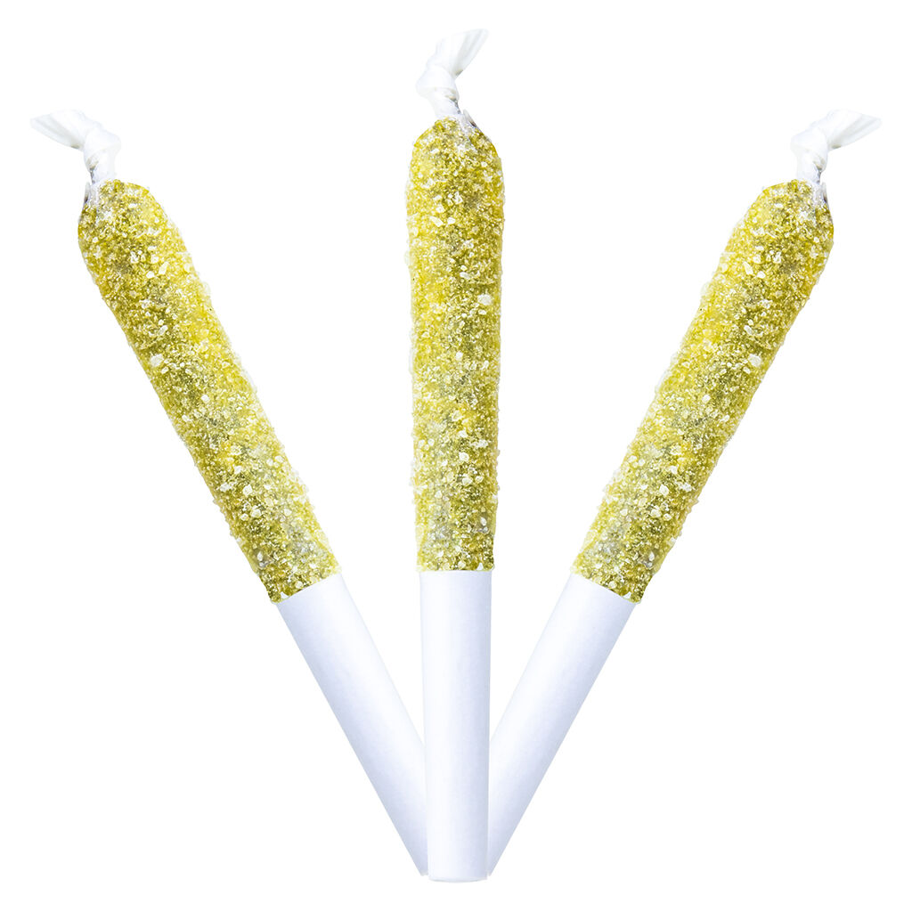 Adults Only - Bumpin' Blue Raspberry NSFW Diamond Coated Infused Pre-Rolls - 3x0.5g