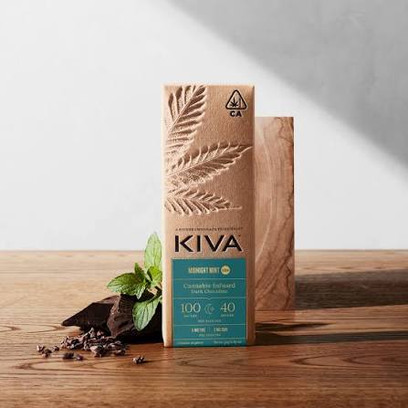Kiva | Midnight Mint CBN Bar | 20pk 100mg