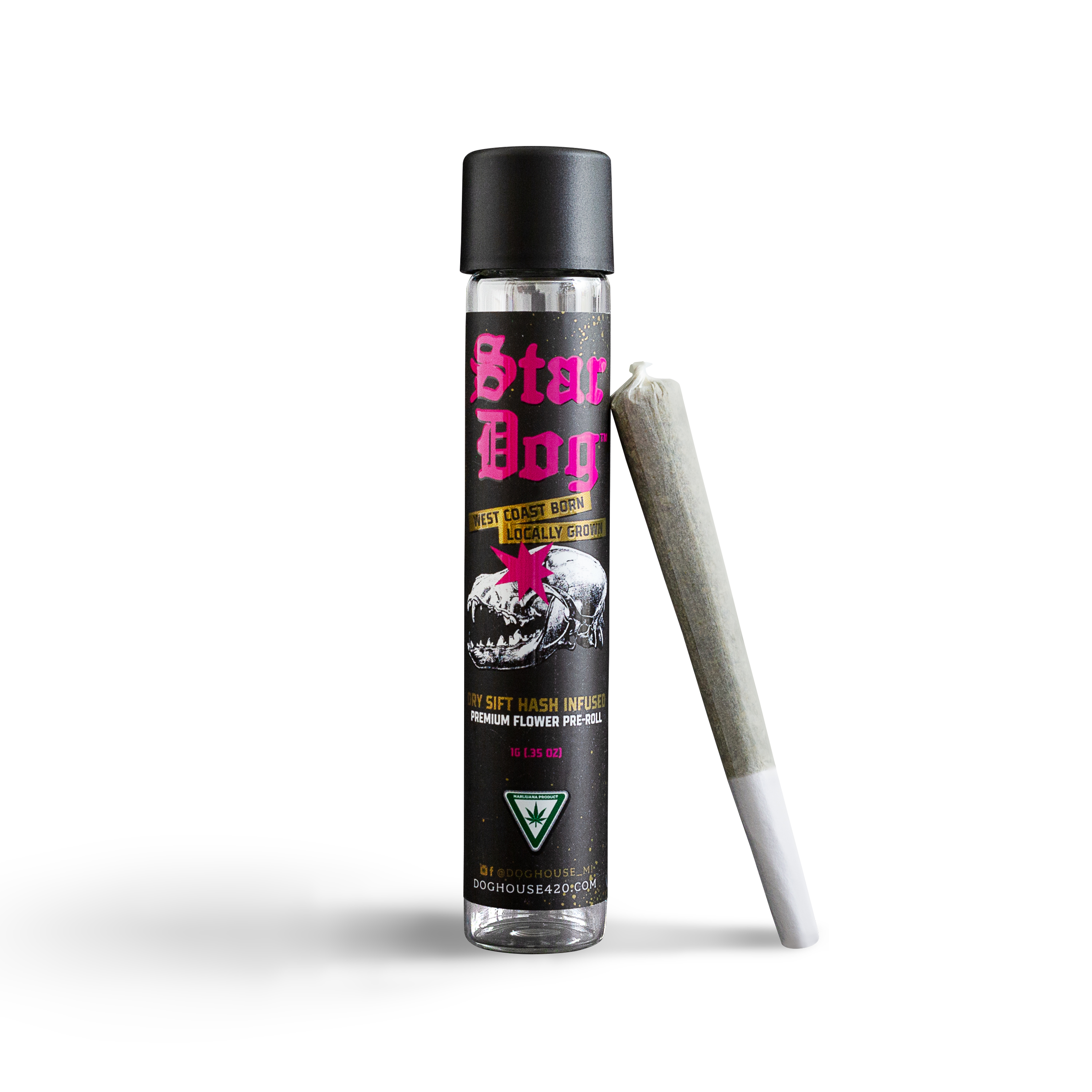 Time Out StarDog - 1g Hash Infused Pre-Roll - Indica