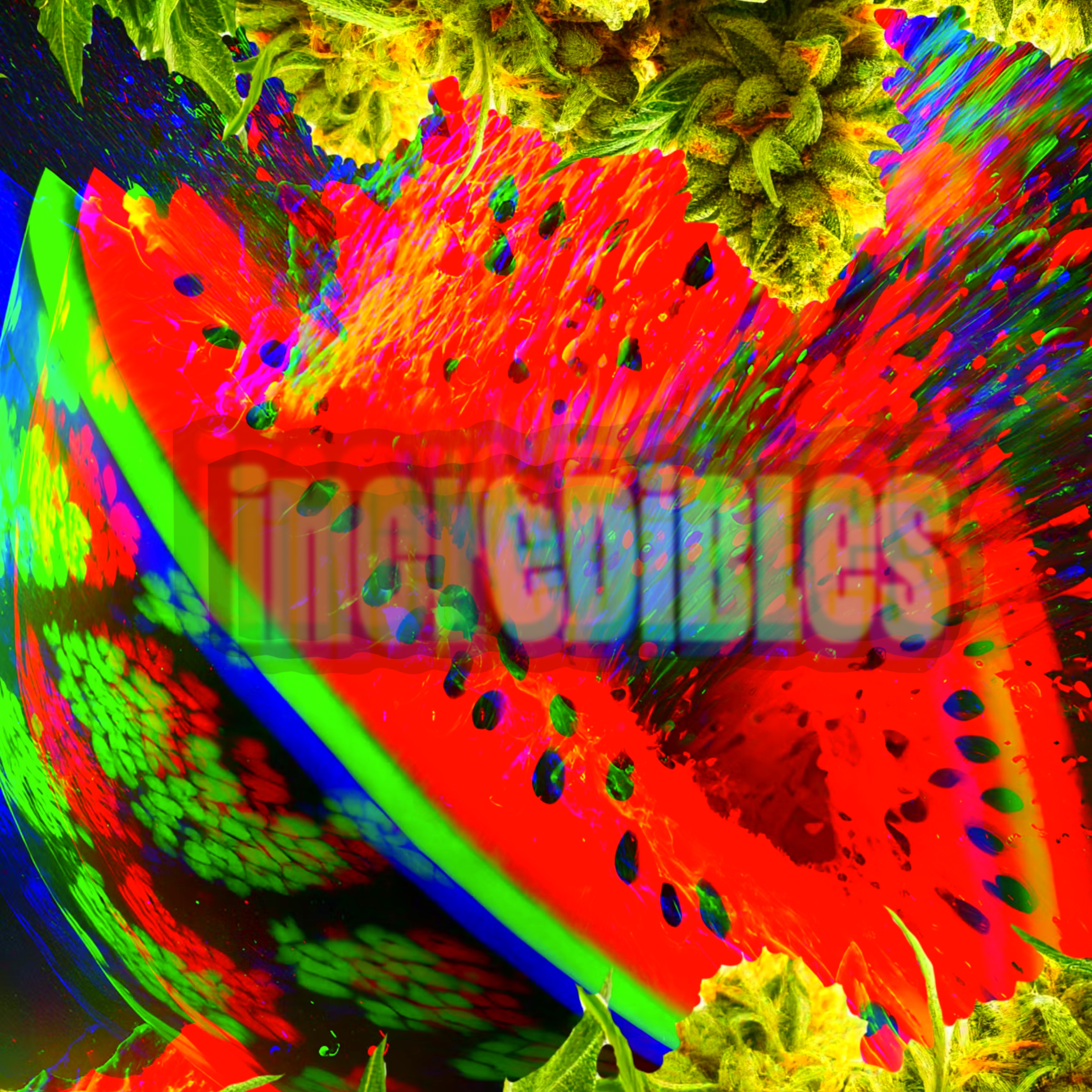 Watermelon Smash | Gummies | 10 pack | 100mg THC