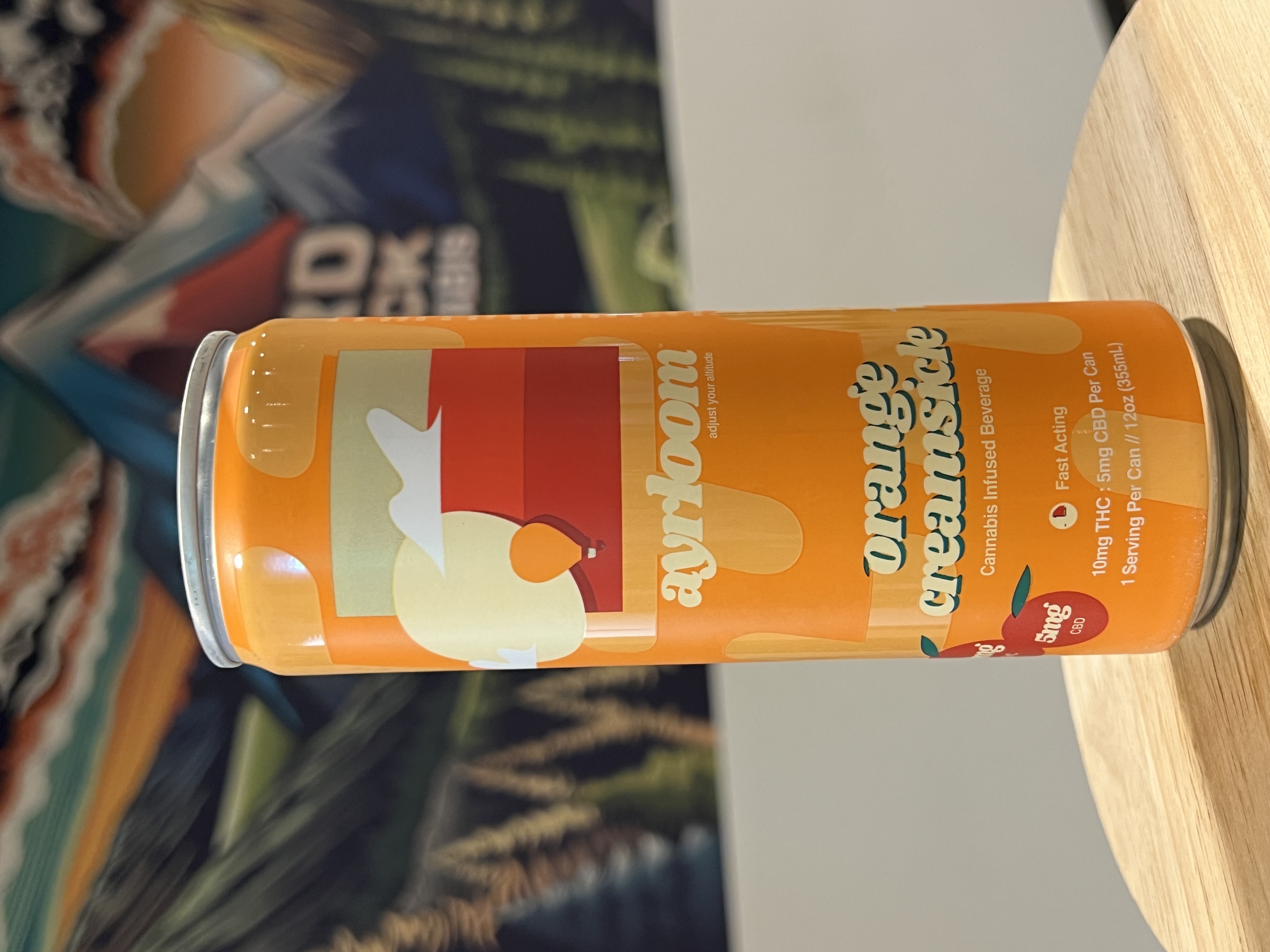 Orange Creamsicle 12oz Beverage 10MG THC : 5MG CBD