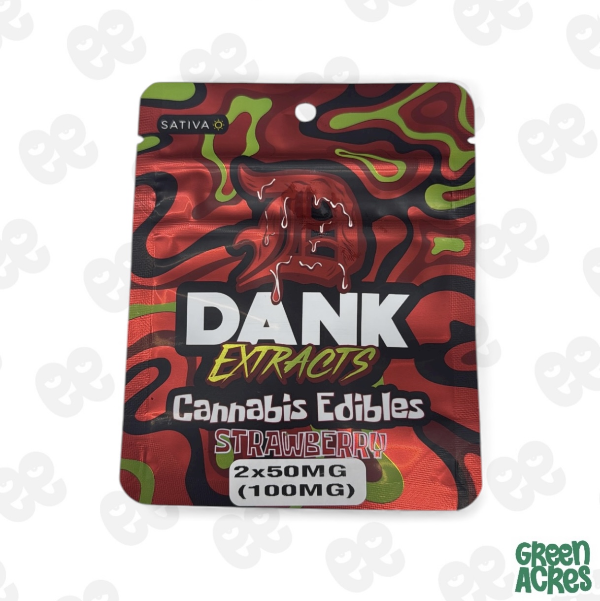 Strawberry 100MG Gummies