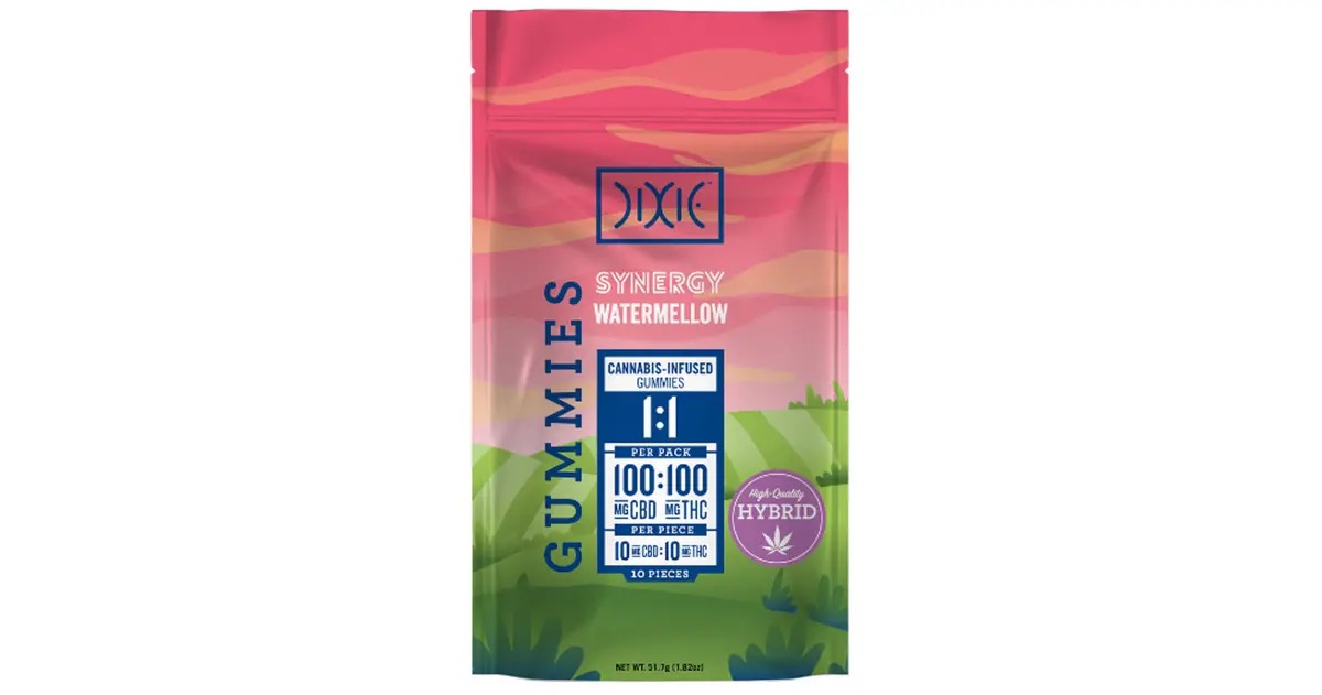 Dixie | 200MG 1: ummies | Watermellow THC:CBD