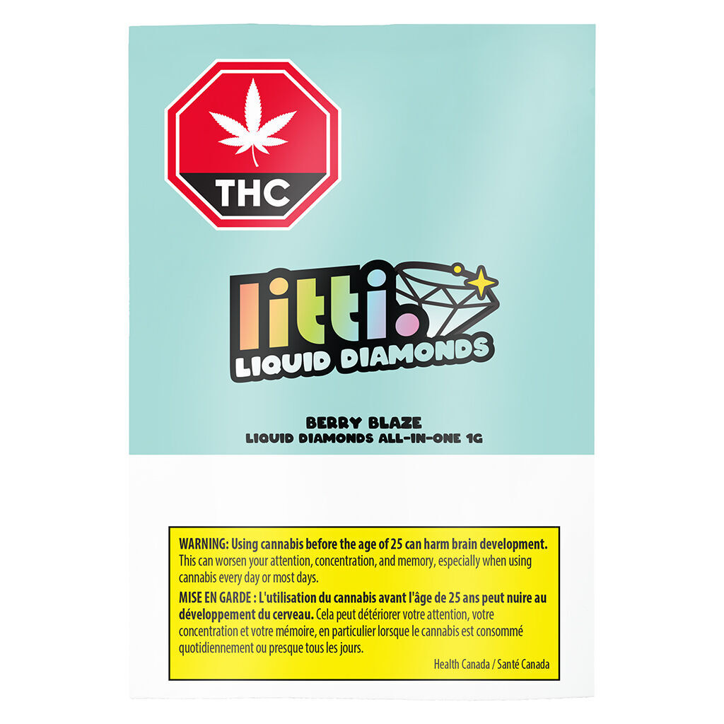 LITTI. - Berry Blaze Liquid Diamonds All-in-One - 1g