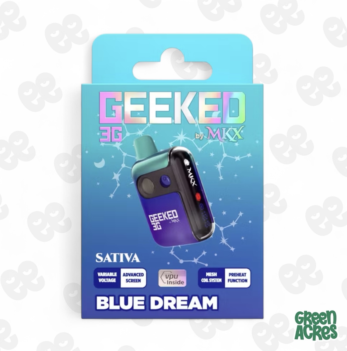 GEEKED: Blue Dream 3G Vape Disposable