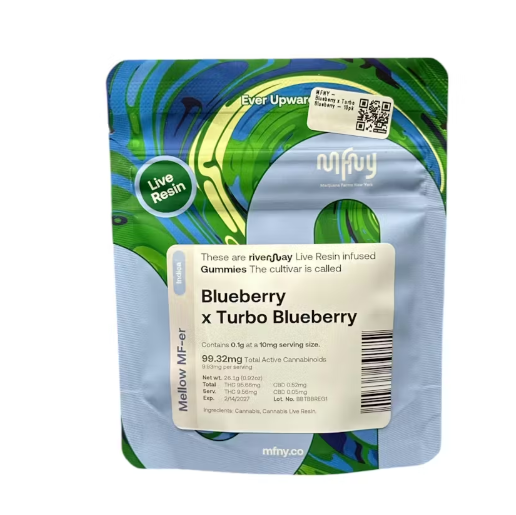 MFNY | Blueberry x Turbo Blueberry | Live Resin Edibles | 100mg