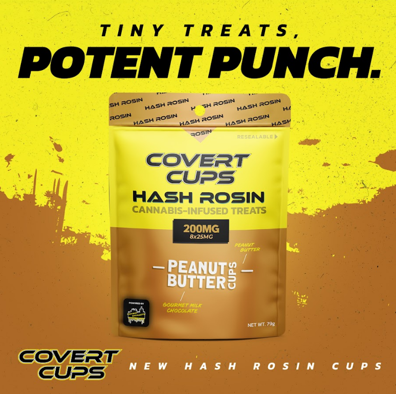 Covert Cups - 200mg Hash Rosin Cups Peanut Butter
