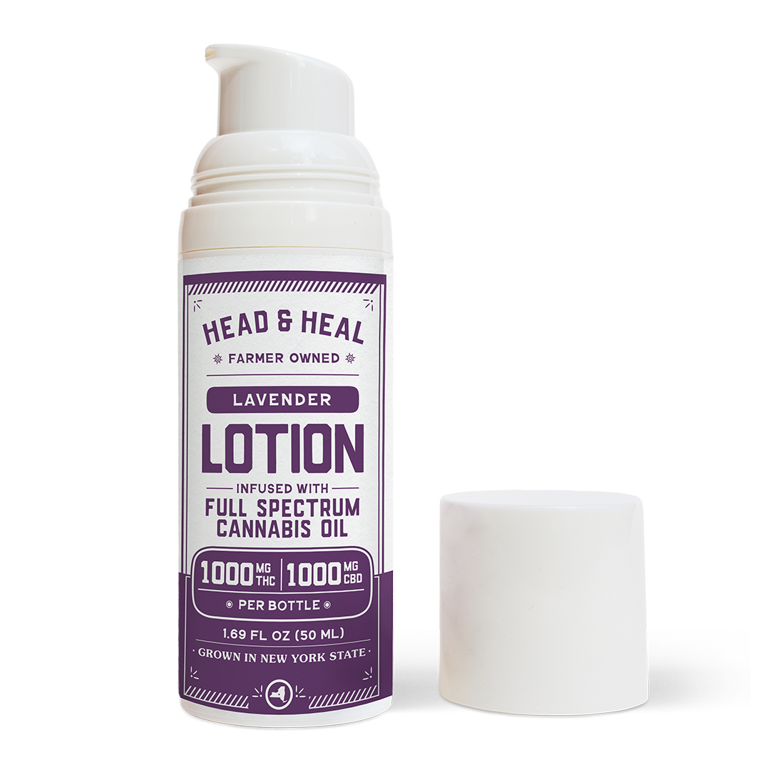 Head & Heal - Lavender CBD Lotion With Arnica - 1000mg