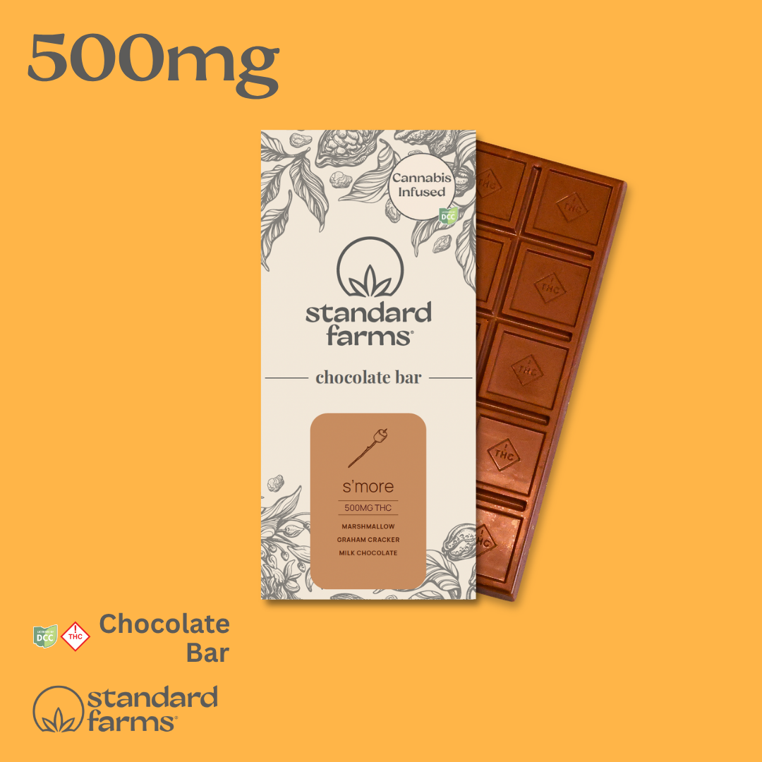 Smores Chocolate Bar 10pc - High Dose | 500mg