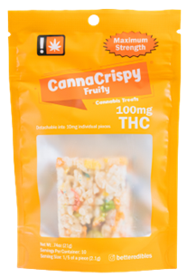 100mg CannaCrispy - Fruity