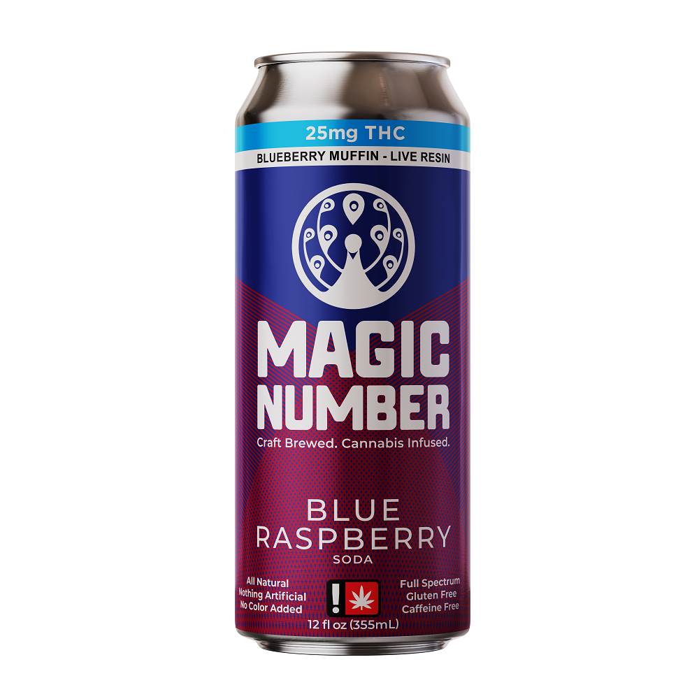 Blue Raspberry Live Resin Soda | 25mg