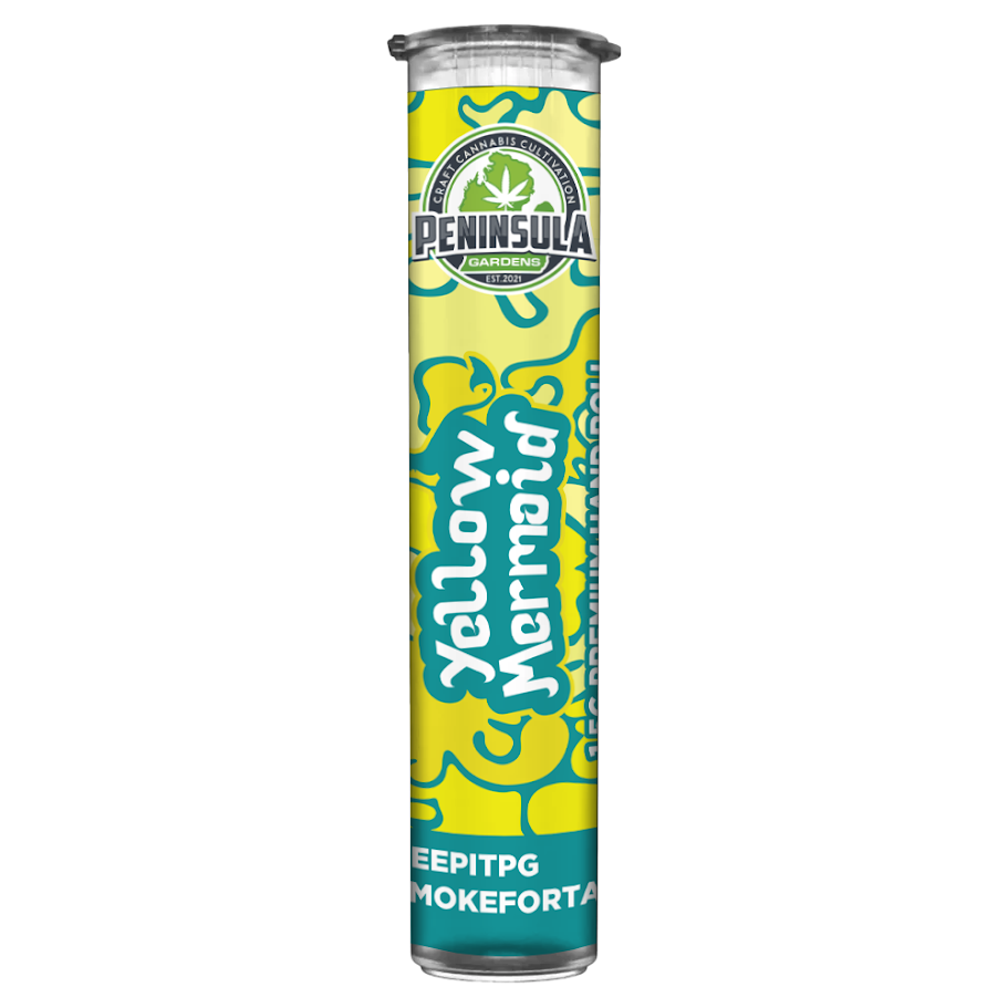 Peninsula Gardens Yellow Mermaid 1.5G Hand Rolled Pre Roll