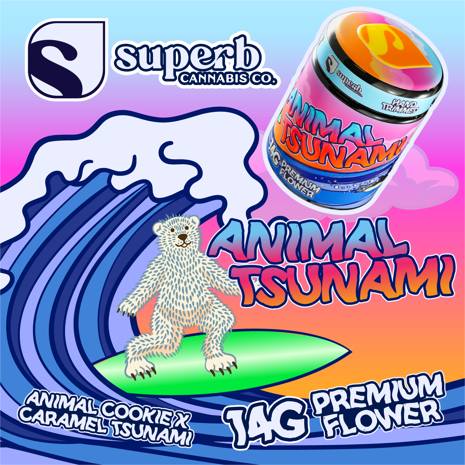 Superb | Animal Tsunami | 14g Pre-Pack Jar