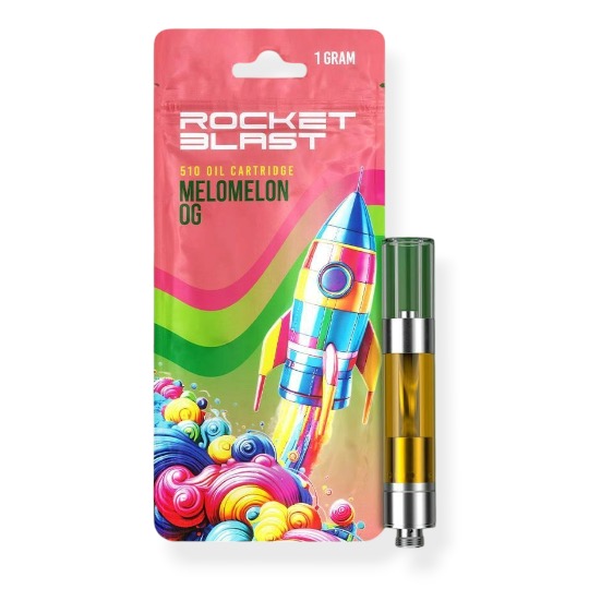 Rocket Blast - 1g 510 Cartridge - MeloMelon OG