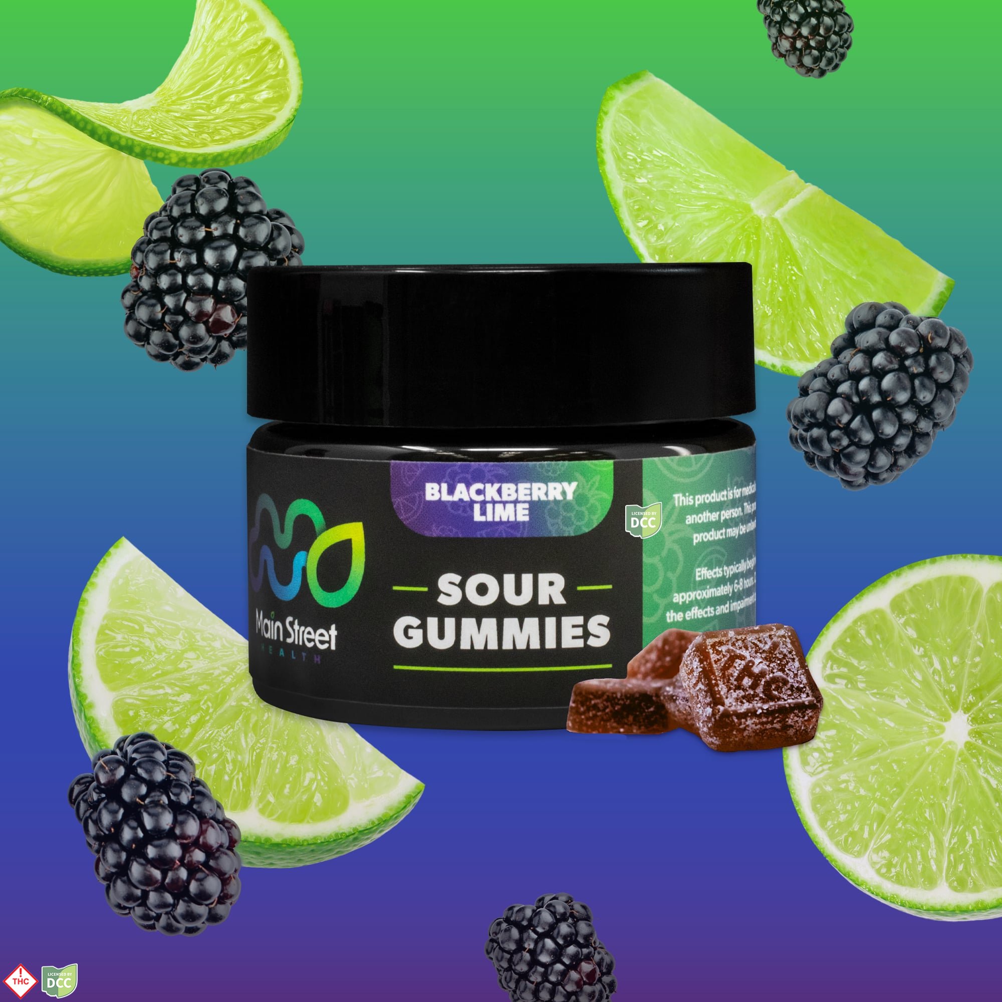 Blackberry Lime RSO Gummies (11 Pk)