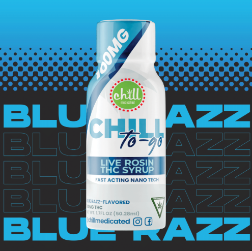 Syrup To-Go Blue Raspberry 100mg