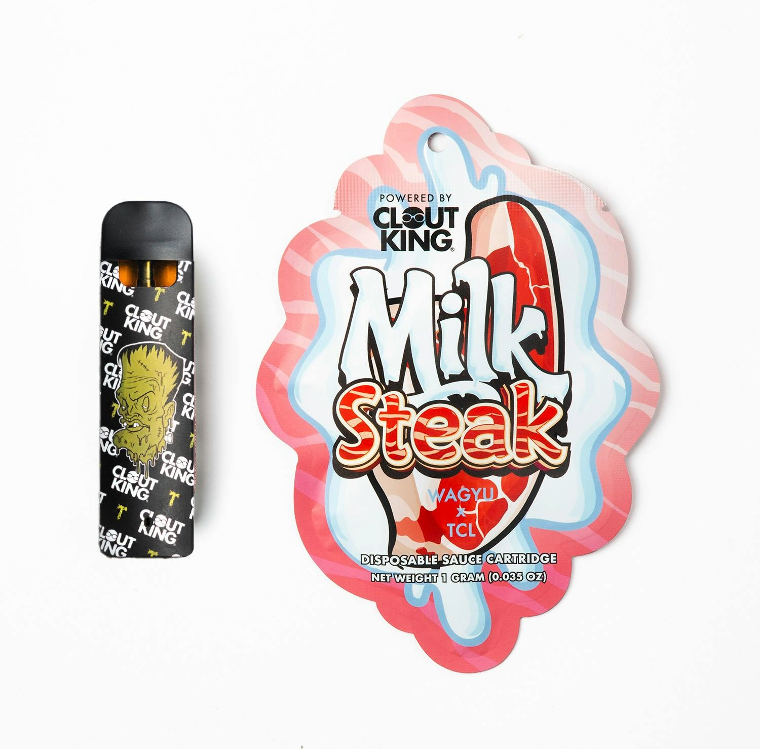 Clout King Milk Steak Cured Resin Sauce Disposable 1g