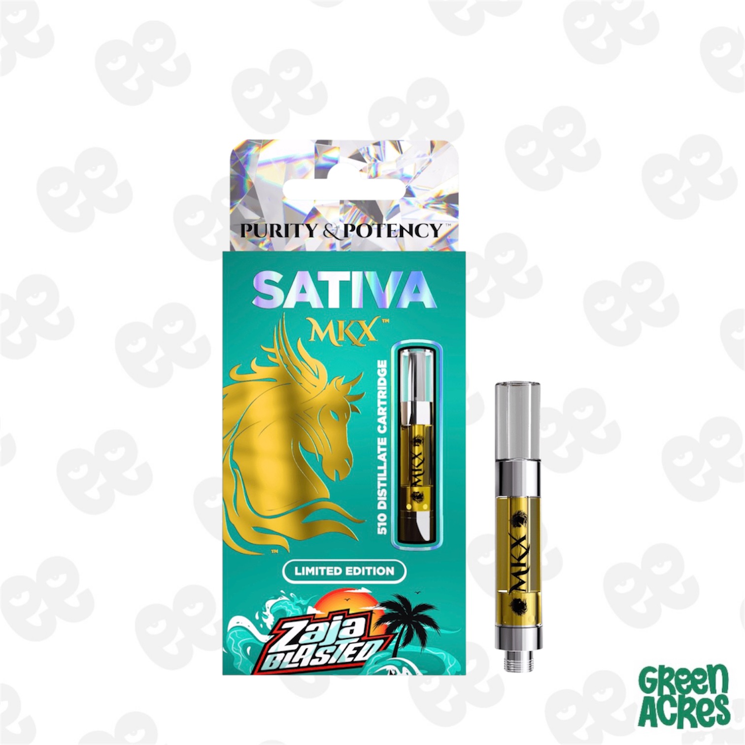 MKX 1 Gram 510 Carts *LIMITED EDITION* Zaja Blasted - Sativa