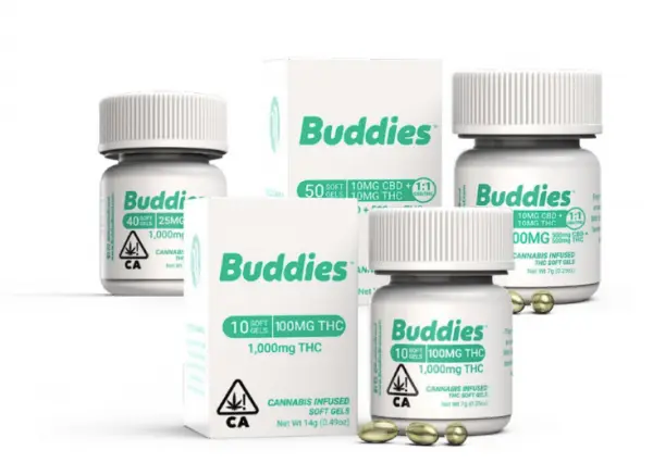 Buddies - THC Soft Gel Capsules 60pk 300MG