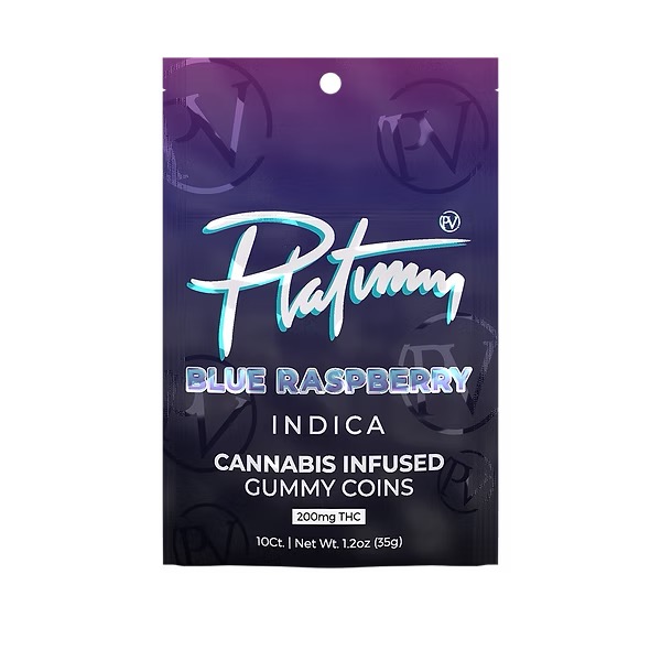 Platinum Vape | 200MG Gummies | Blue Raspberry
