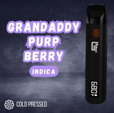 Vape Disposable 2g Cold Pressed Rosin Terps- Grandaddy Purp