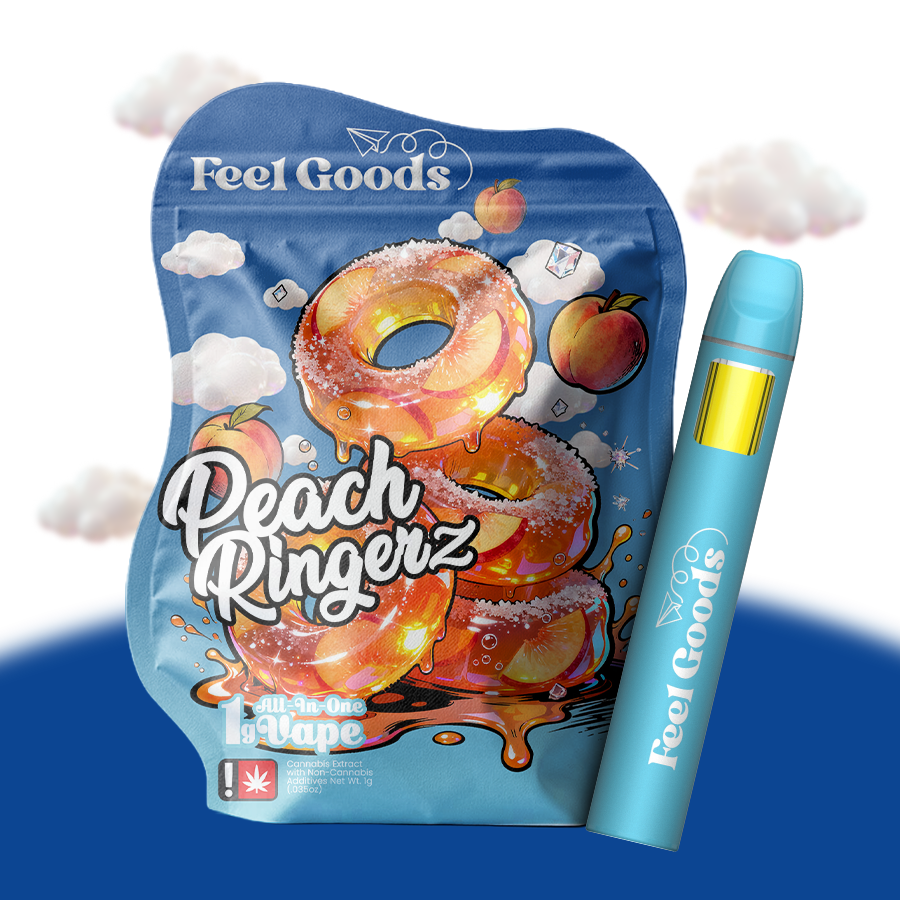 Peach Ringerz Flavored - All in One - Feel Goods