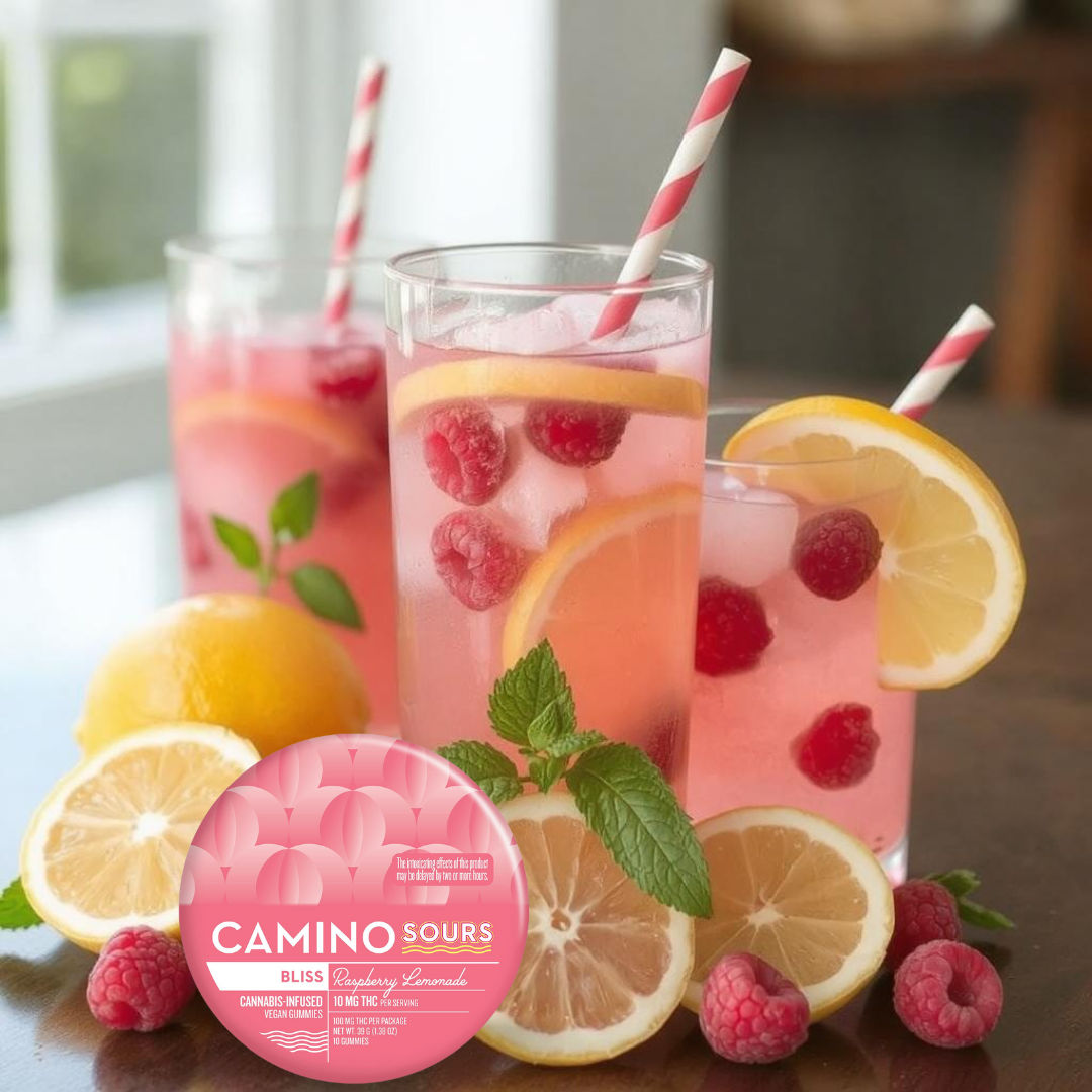 Camino Sours 'Bliss' Raspberry Lemonade Gummies [10pk]
