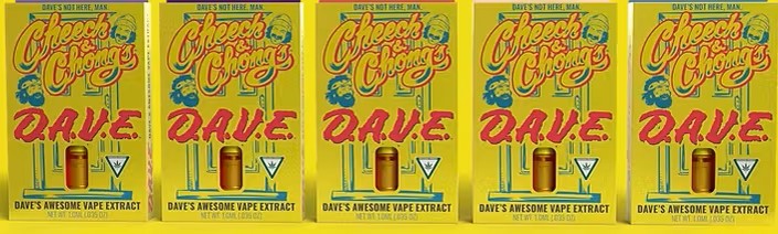 CHEECH & CHONG - D.A.V.E. - ROSE BUBBLY - VAPE CART