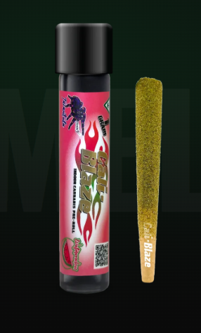 Cali Blaze | Watermelon | Tarantula Infused Pre-roll | 1g | Indica