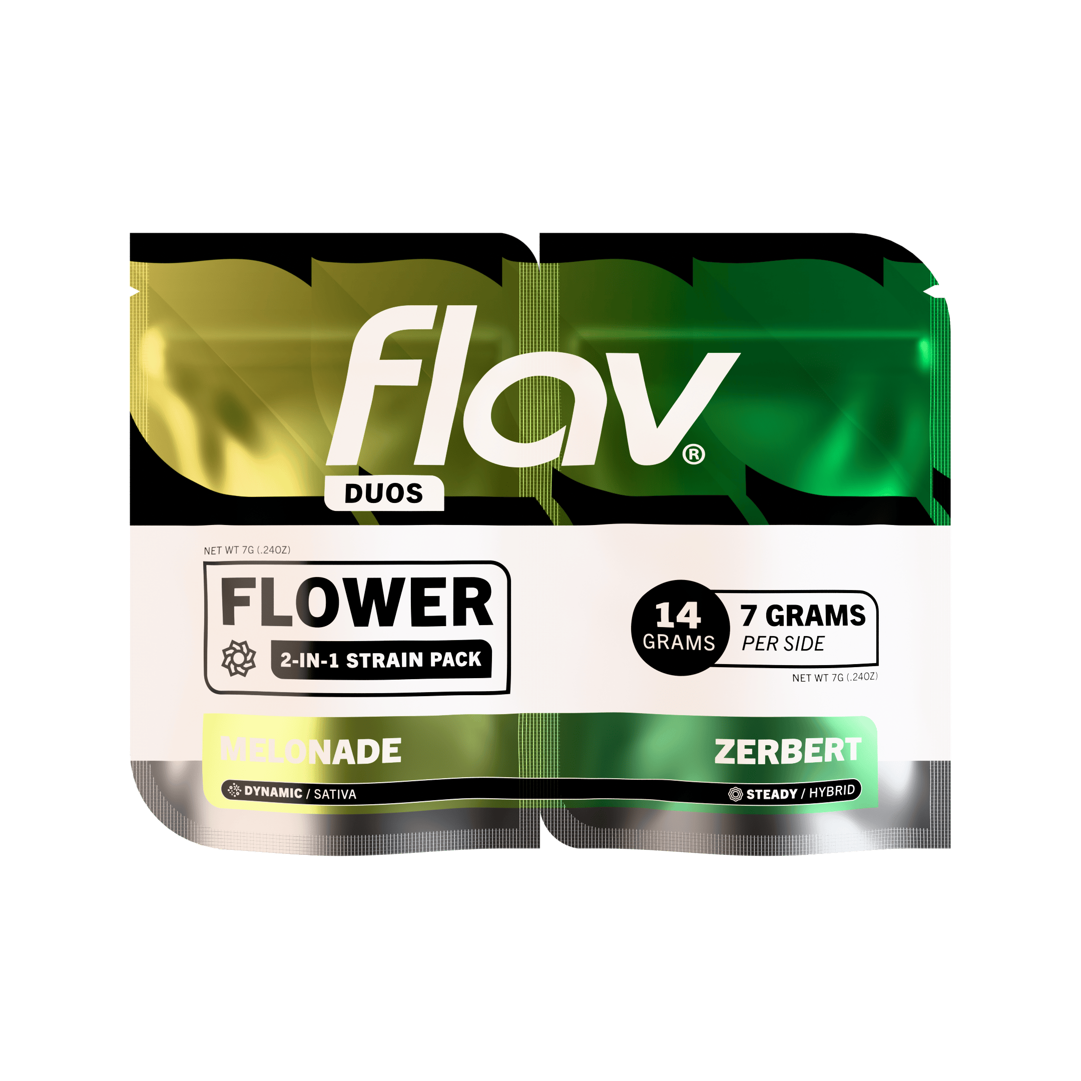 FLAV - DUO FLOWER - 7G MELONADE - 7G - ZERBERT -  14G