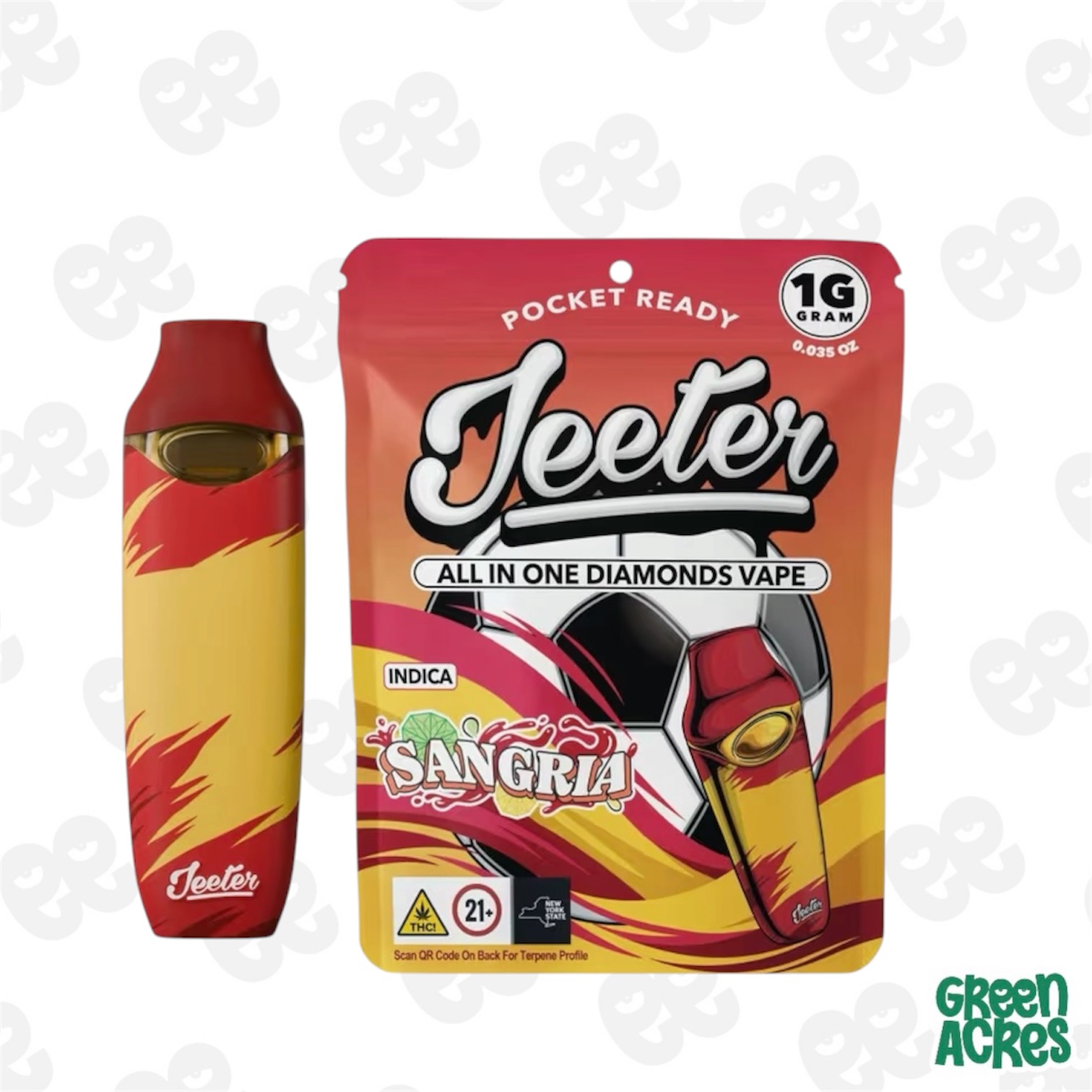 jeeter juice thc vape Jeeter: Sangria World Cup 1G Liquid Diamond AIO (Spain) (I) in Detroit, MI Repp Sports Watermelon Frost Coil Resistance_0.4 / 0.8 Ohm Flavour:Creamy Cheesecake