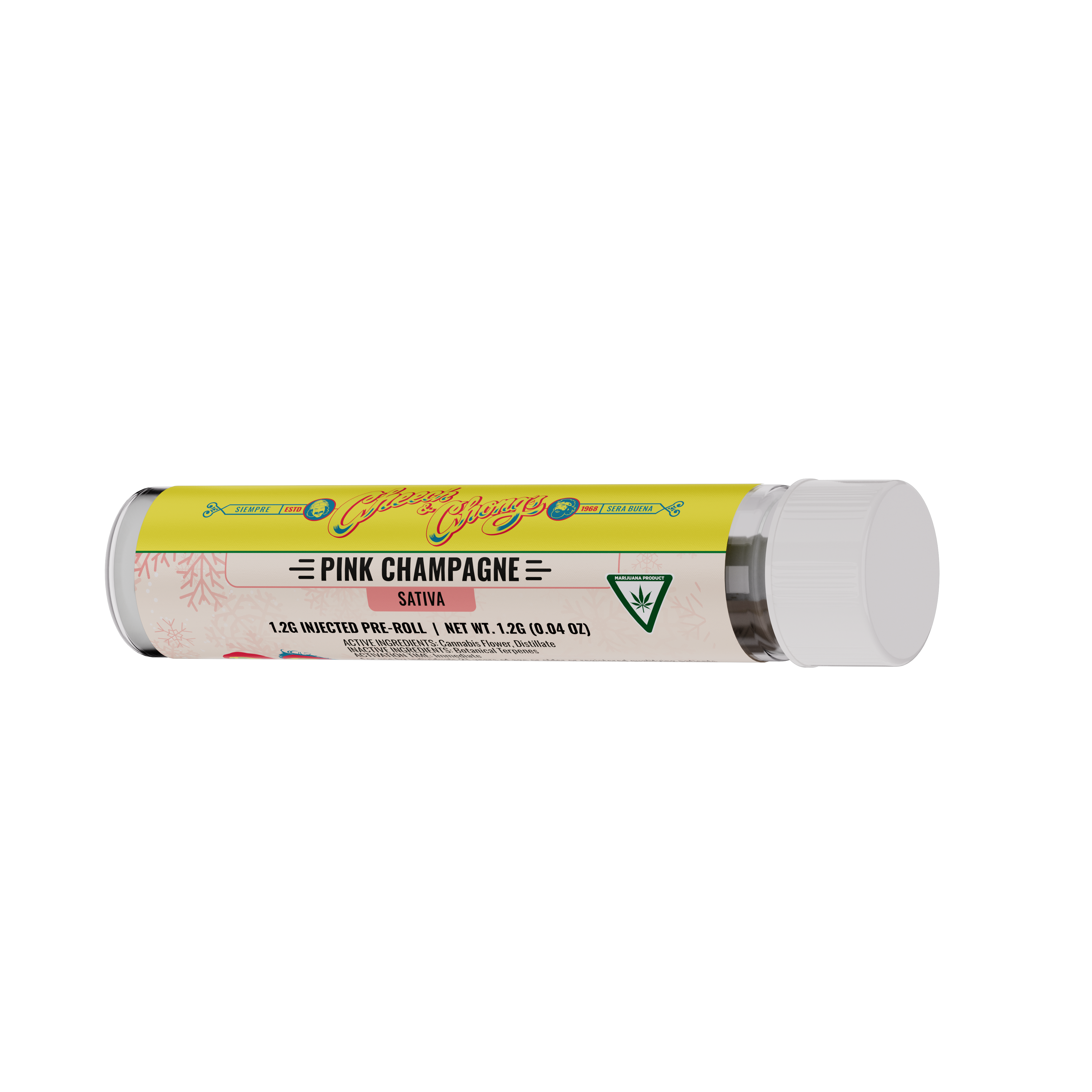Cheech & Chong - 1.2G Infused Preroll - Pink Champagne