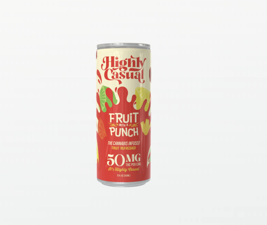 Highly Casual | Fruit Punch Seltzer | 50mg