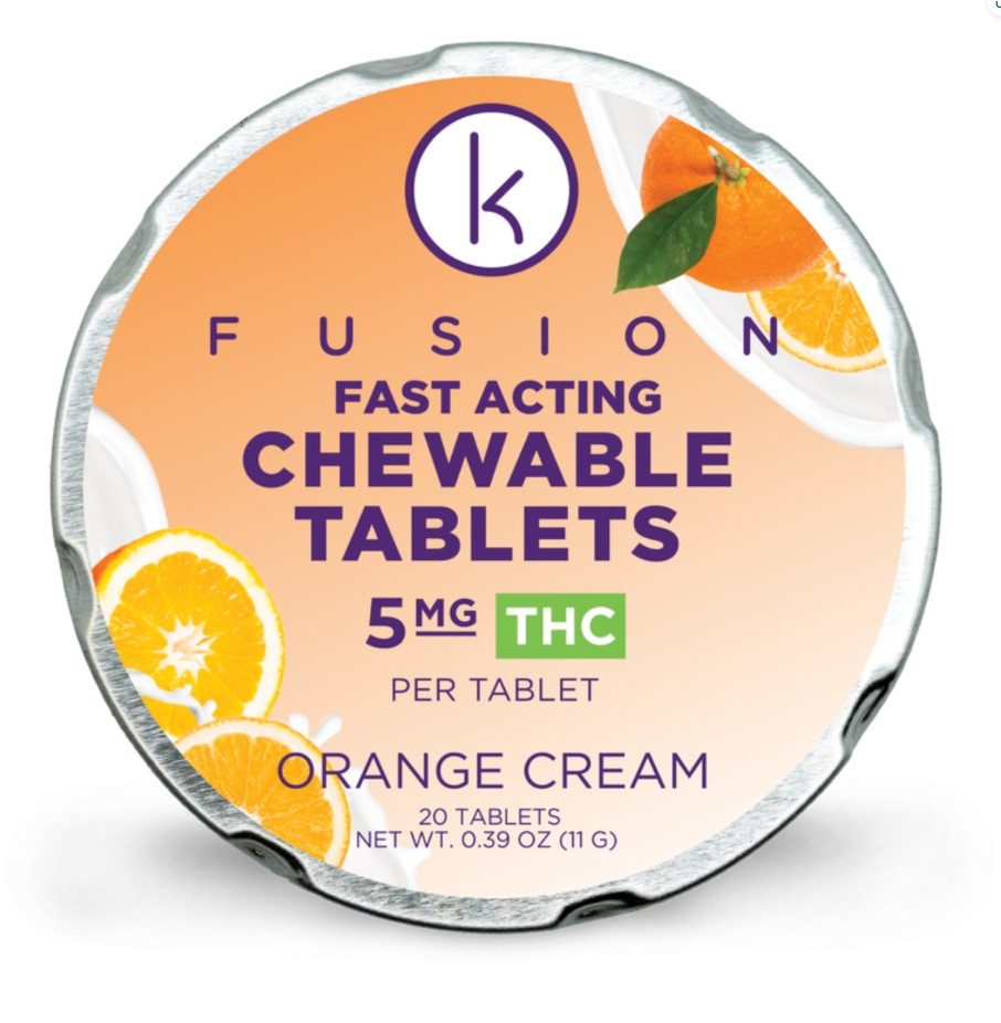 KALM FUSION Chewable Tablet 100mg: Orange Cream 20pc
