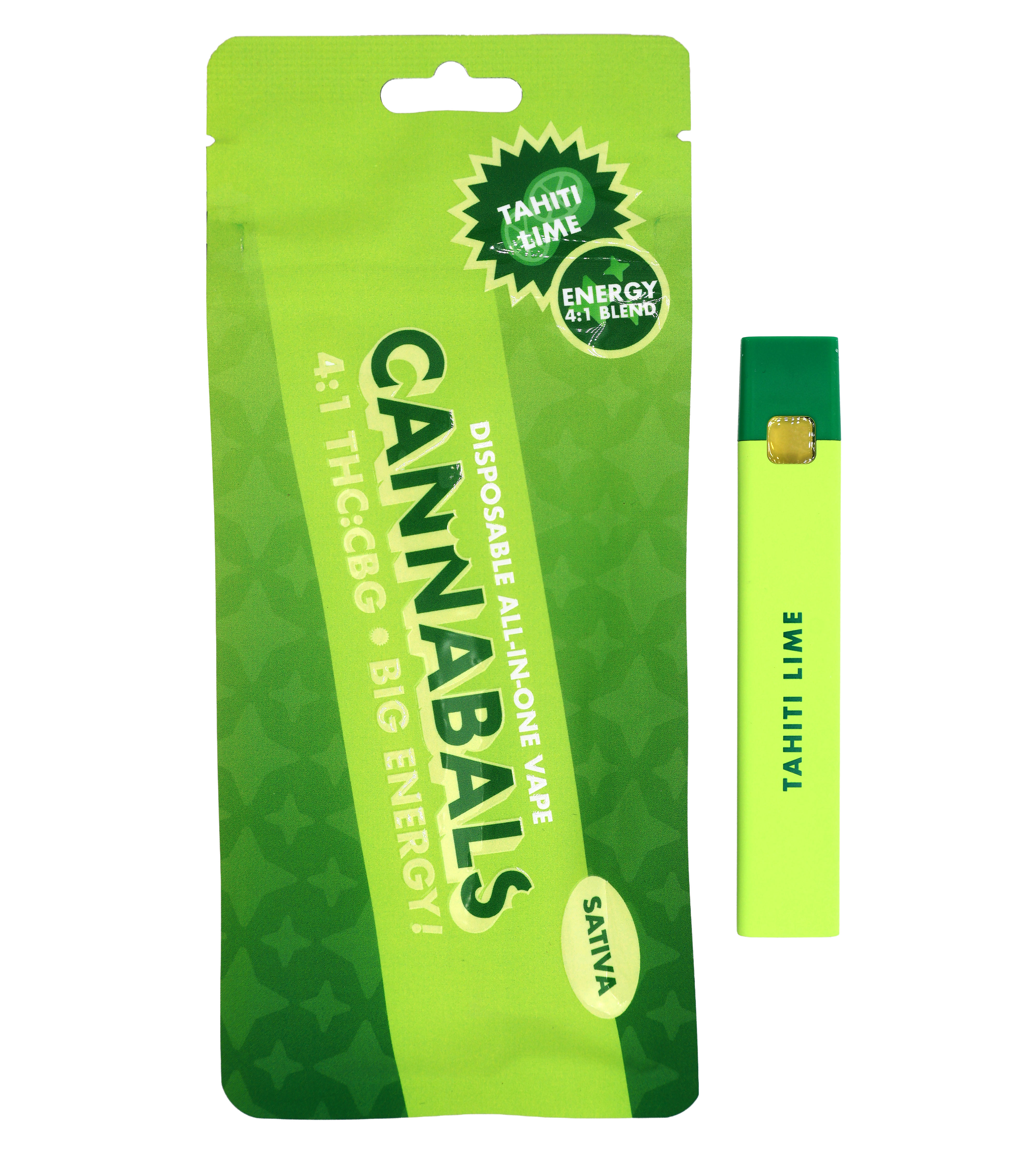 Cannabals | Tahiti Lime | 1g AIO | Energy