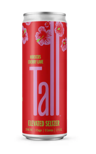 Tall Seltzer (10mg) Hibiscus Cherry Lime