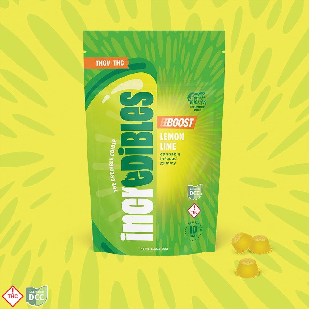 Incredibles Lemon Lime 10 5 1 Thcv CBD THC 10pc