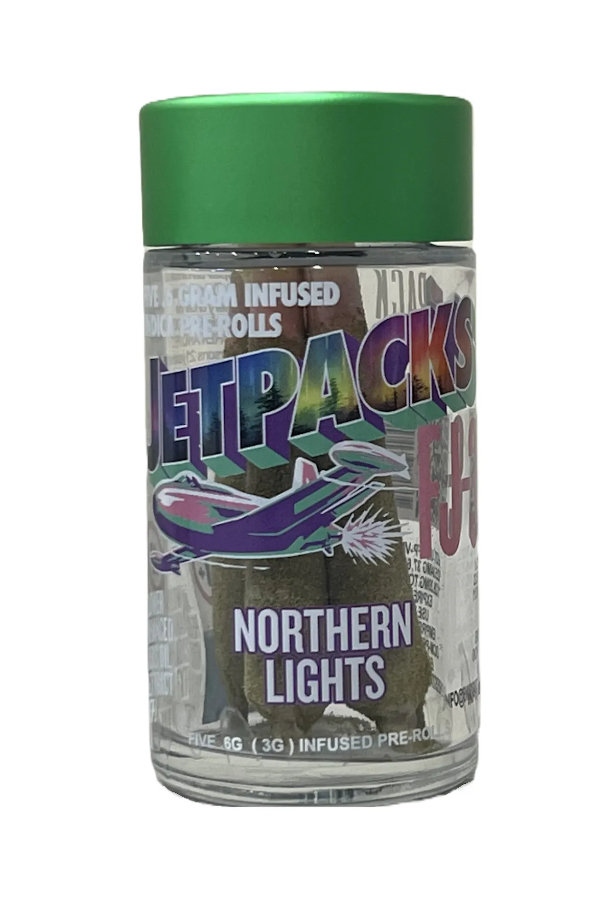 Jetpacks | Northern Lights | Live Resin Infused | 5pk | 3g