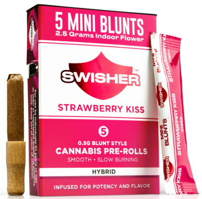 Swisher Multi Mini 5pk   Strawberry Kiss