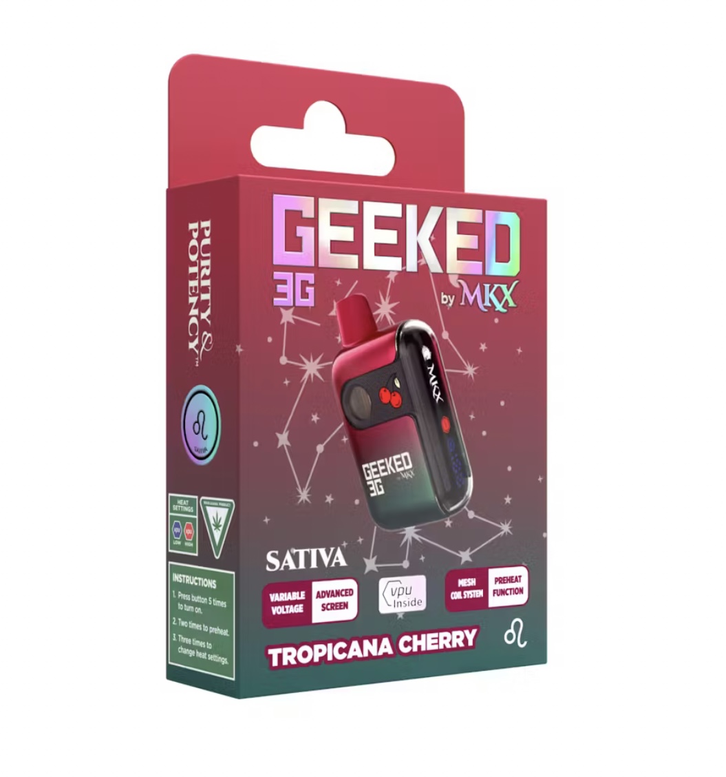 GEEKED: Tropicana Cherry 3G Vape Disposable