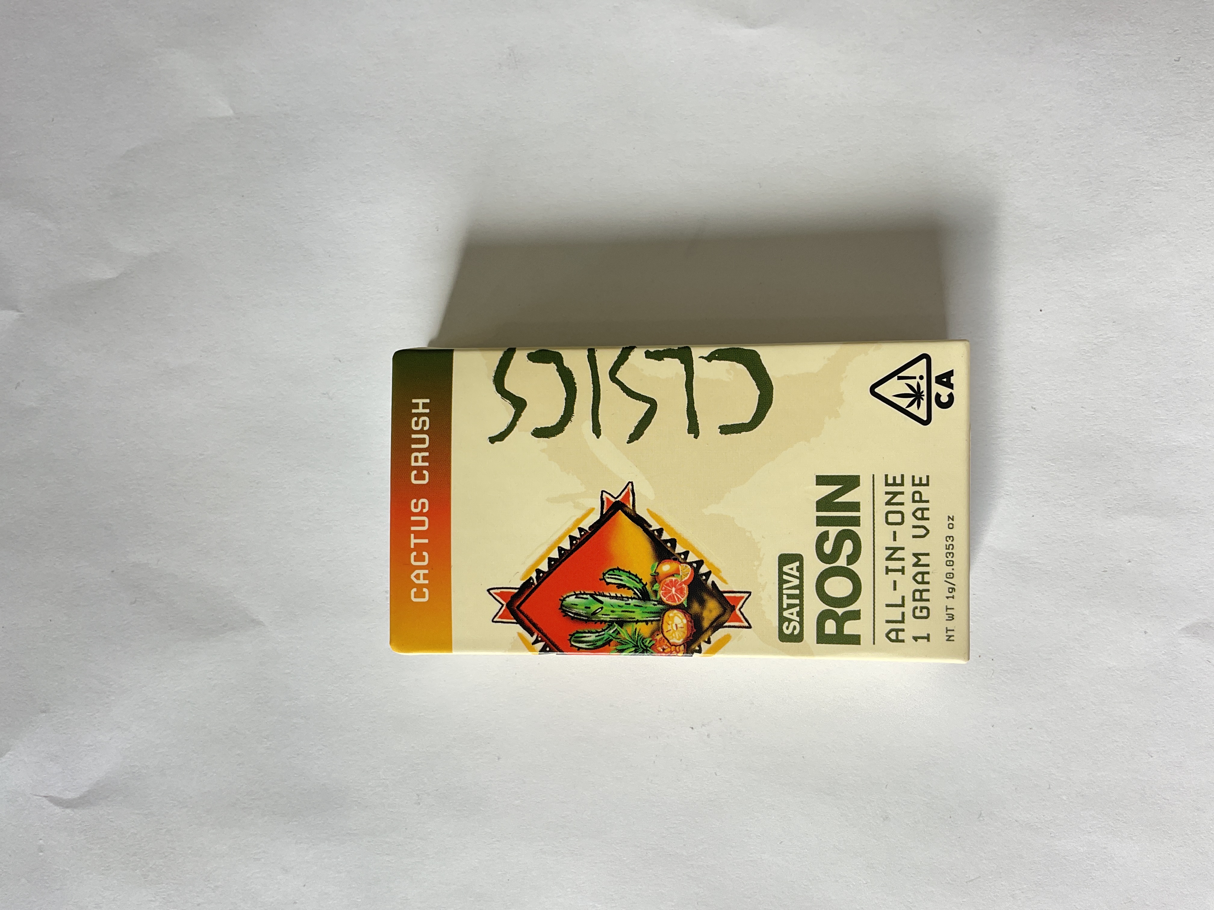 CLSICS - DISPOSABLE (LIVE ROSIN) - SATIVA - CACTUS CRUSH