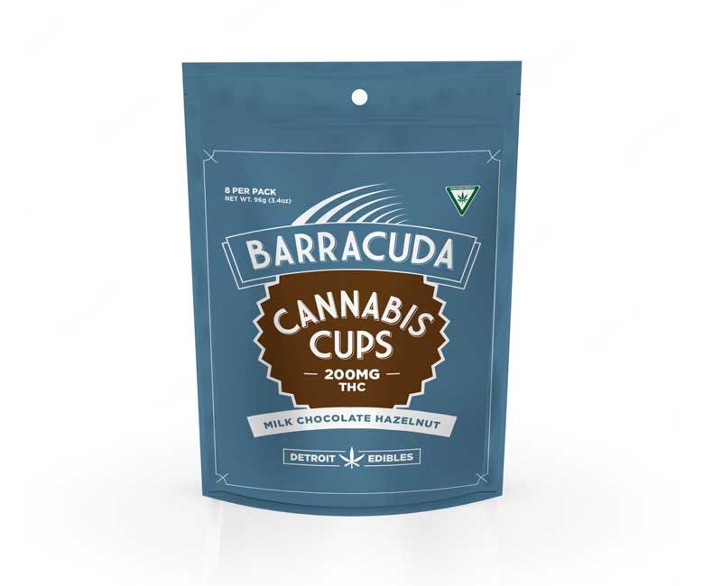 Milk Chocolate Hazelnut Barracuda Cups | 200mg