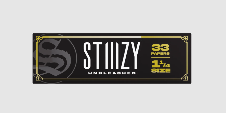 (8282) Unbleached Stiiizy Rolling Papers 1 1/4