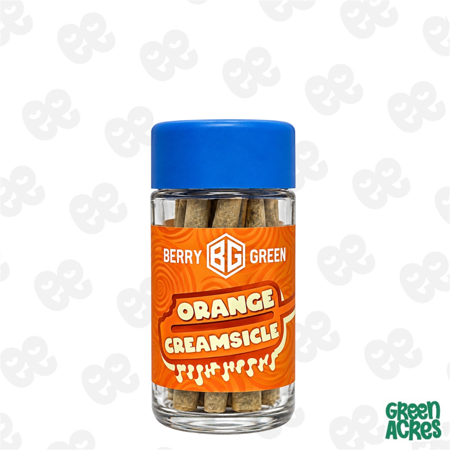 Berry Green: Orange Creamsicle  7-Pack Infused Preroll (.5G x 7)