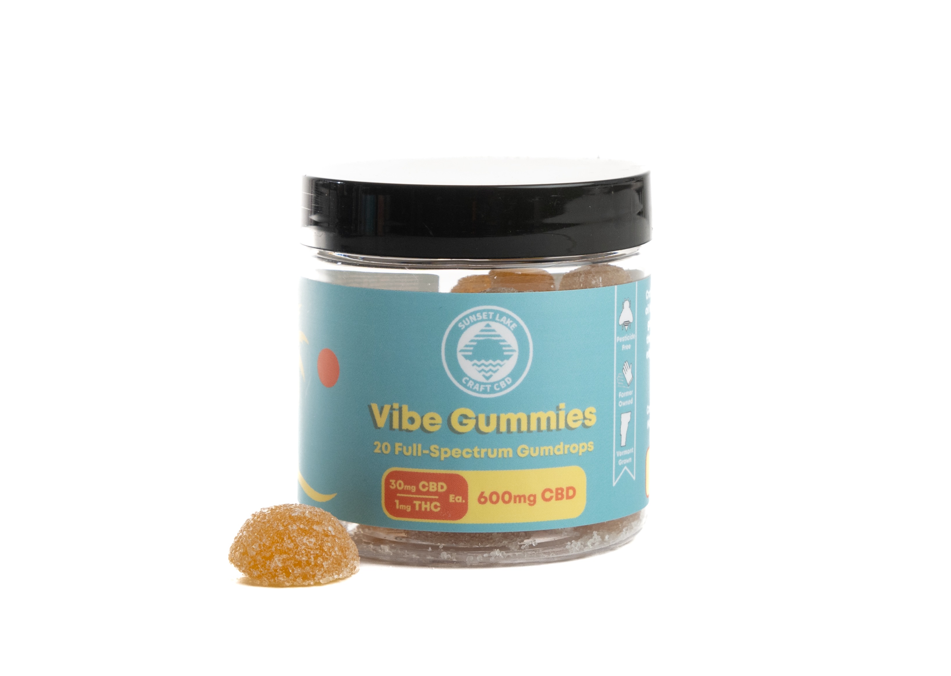 SL CBD | Vibe Gummies 20pk | 600mg CBD & 20mg THC
