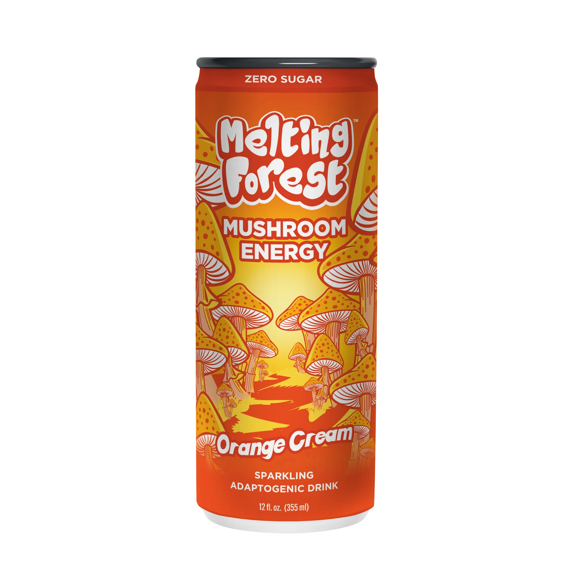 Melting Forest - Mushroom Energy Drink - 12 fl oz - Orange Cream
