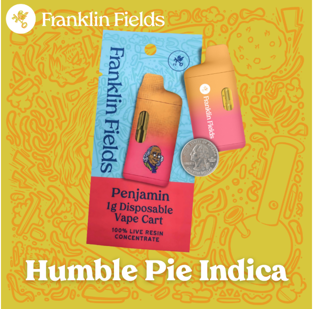 FRANKLIN FIELDS PENJAMIN | LIVE RESIN DISPOSABLE | HUMBLE PIE