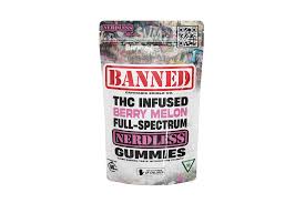 Banned Berry Melon Nerdless Gummies 200mg
