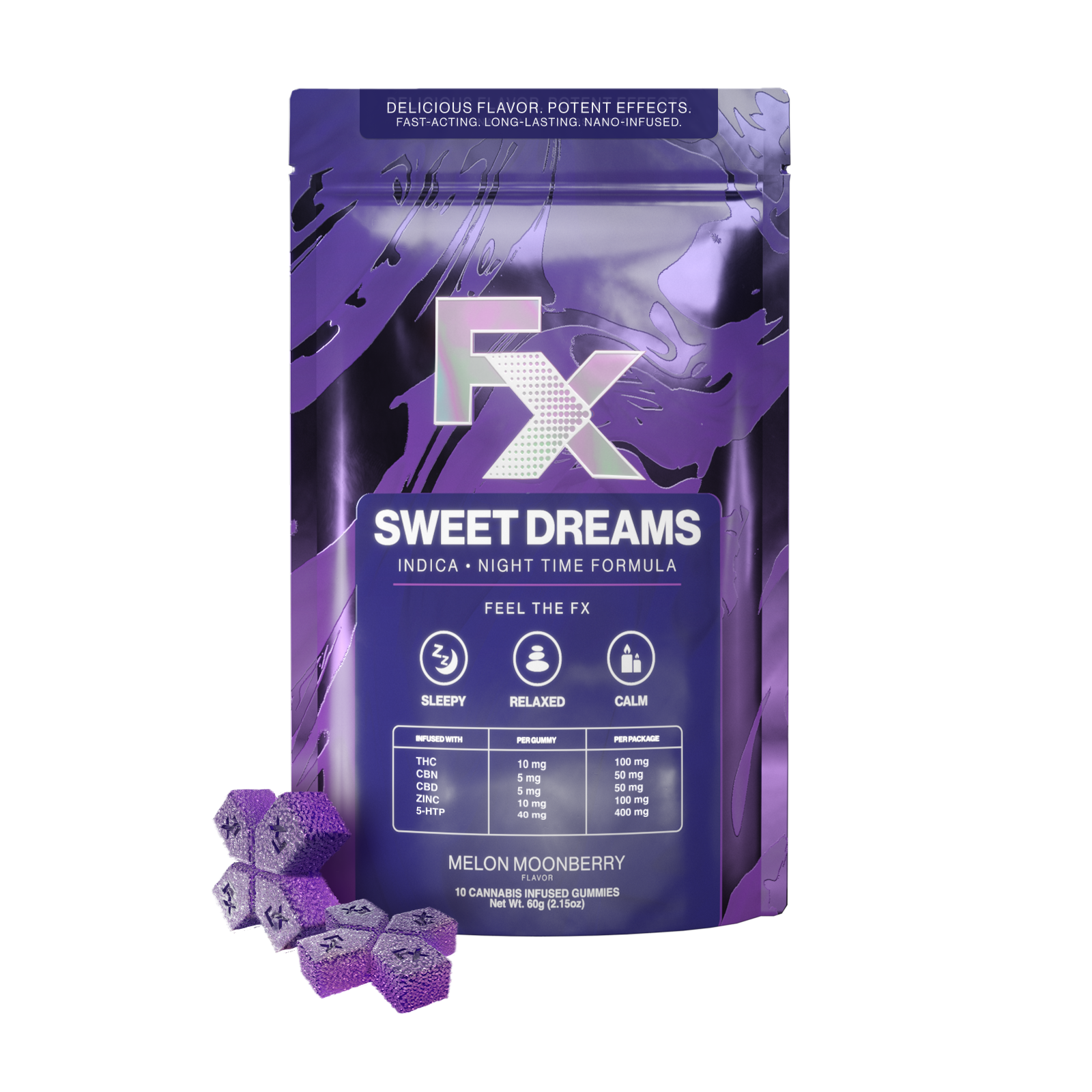 Melon Moonberry | Sweet Dream Gummies | 10pk | 100mg